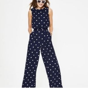Boden statement polka dot jumpsuit, 6R